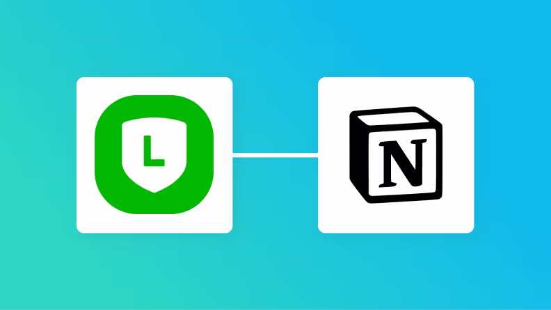 LINE公式アカウントとNotionの連携イメージ
