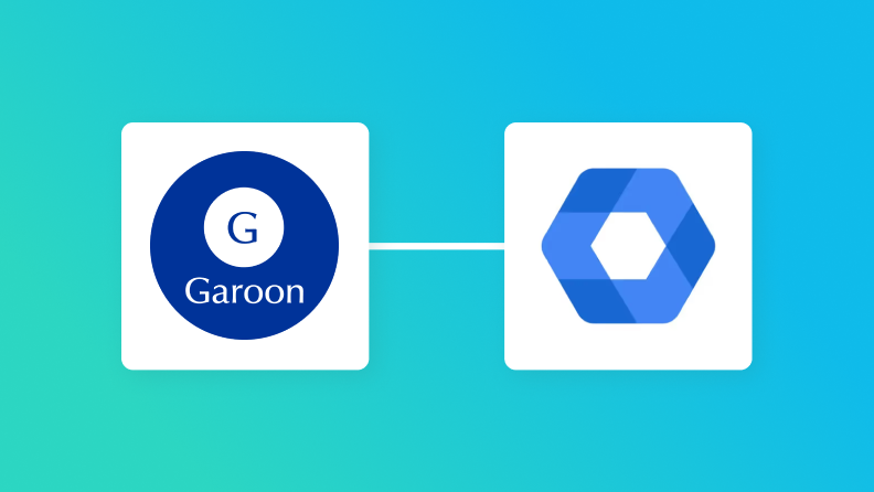 GaroonとGoogle Workspaceの連携イメージ