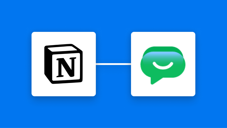 NotionとGoogle Chatの連携イメージ