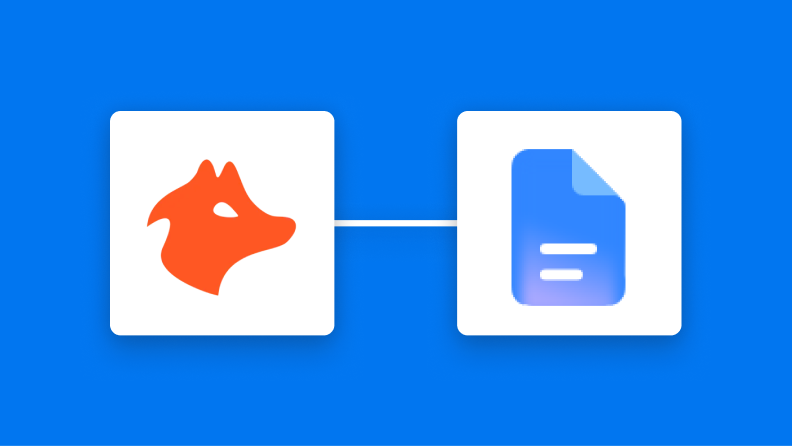 HunterとGoogleドキュメントの連携イメージ