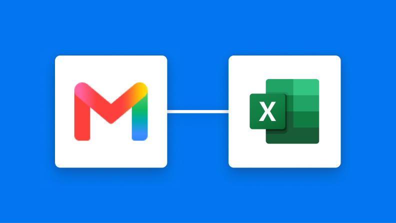 GmailとMicrosoft Excelの連携イメージ