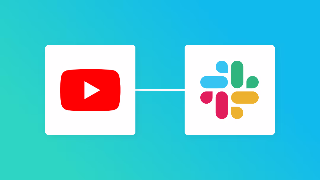 YouTubeとSlackの連携イメージ