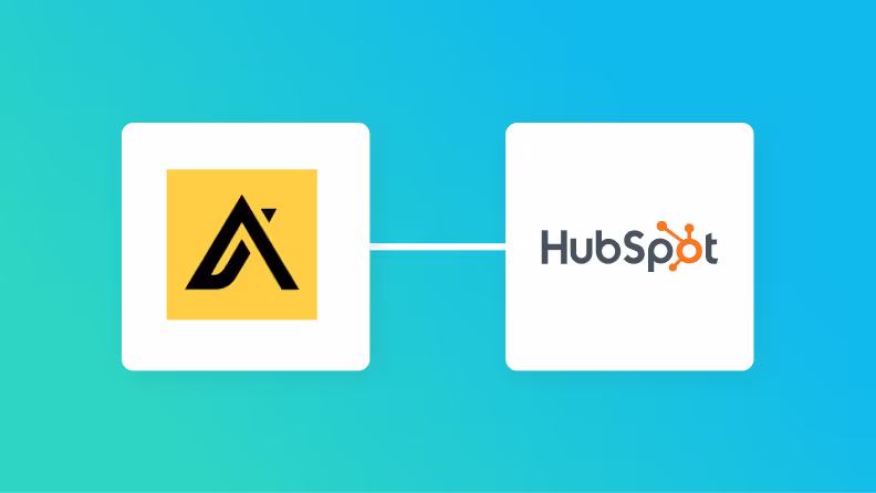 ApolloとHubSpotの連携イメージ