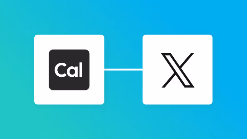 【簡単設定】Cal.comのデータをX（Twitter）に自動的に連携する方法‍
