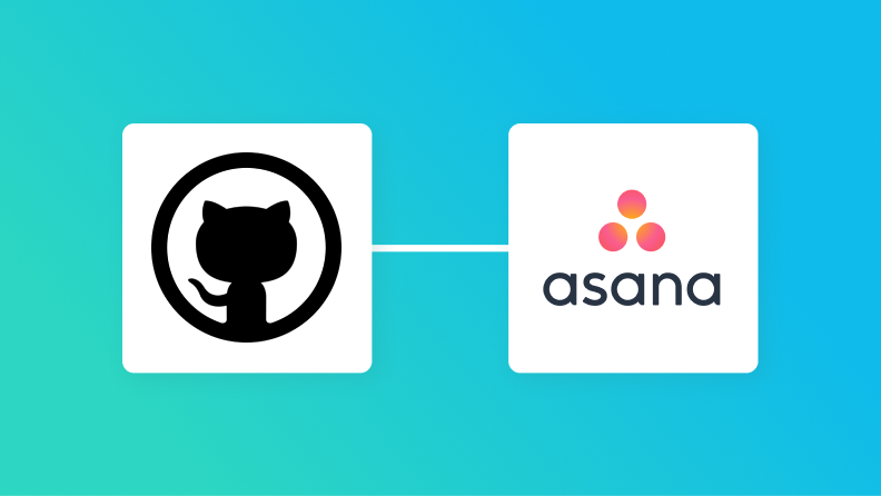 GitHubとAsanaの連携イメージ