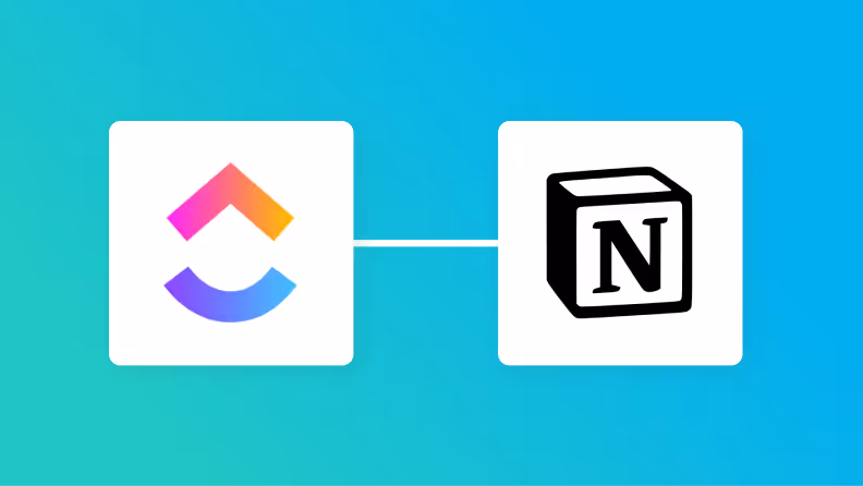 【簡単設定】ClickUpのデータをNotionに自動的に連携する方法