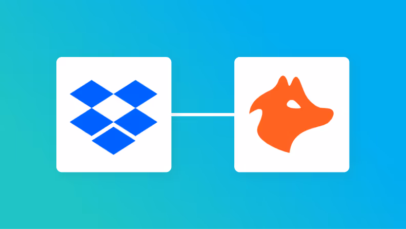 DropboxとHunterの連携イメージ