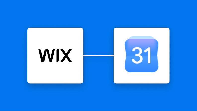 WixとGoogleカレンダーの連携イメージ