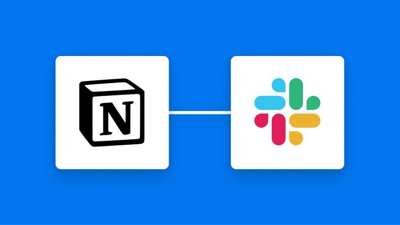 NotionとSlackの連携イメージ