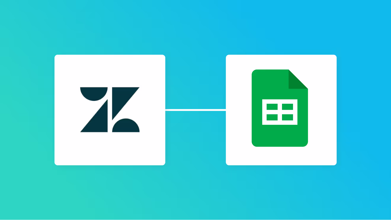 ZendeskとGoogle スプレッドシートの連携イメージ