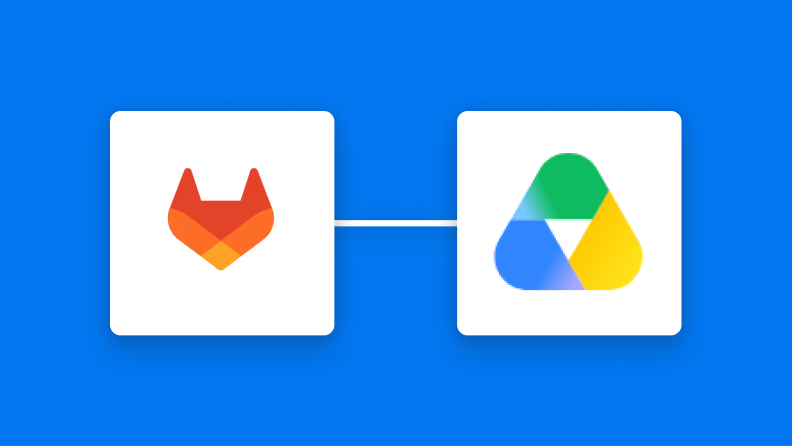 GitLabとGoogle Driveの連携イメージ