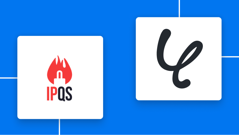 IPQualityScoreとYoomの連携イメージ