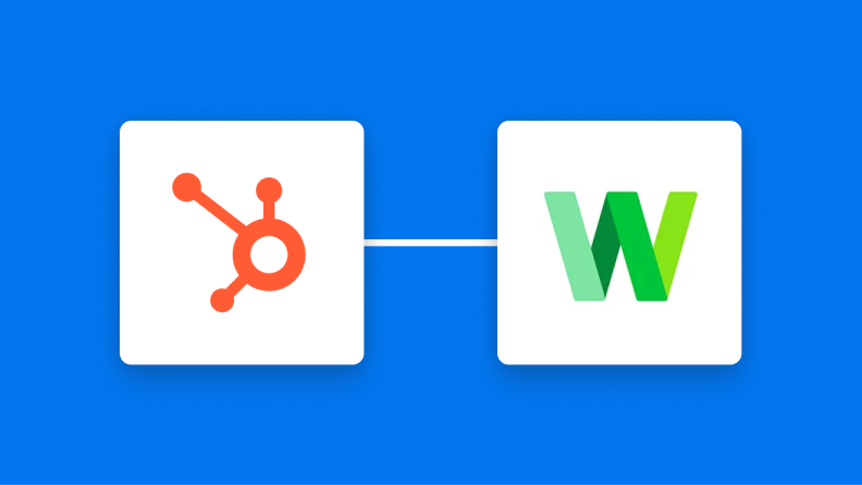 HubSpotとLINE WORKSの連携イメージ