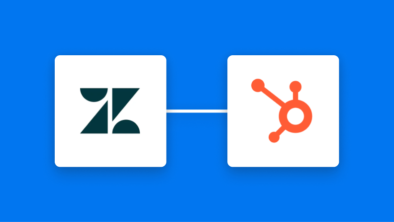 ZendeskとHubSpotの連携イメージ