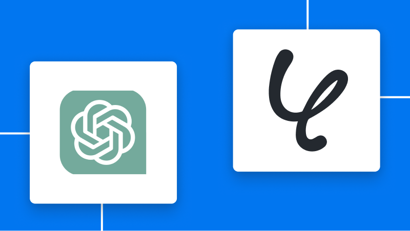 ChatGPTとYoomの連携イメージ