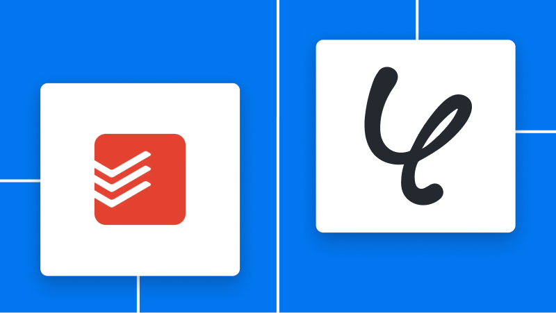 TodoistとYoomの連携イメージ