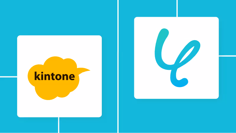 Yoomとkintoneの連携イメージ