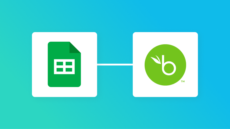 Google スプレッドシートとBambooHRの連携イメージ