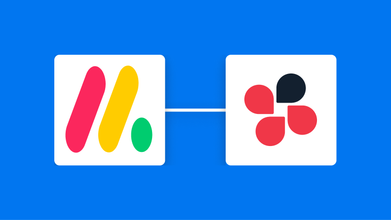 monday.comとChatworkの連携イメージ