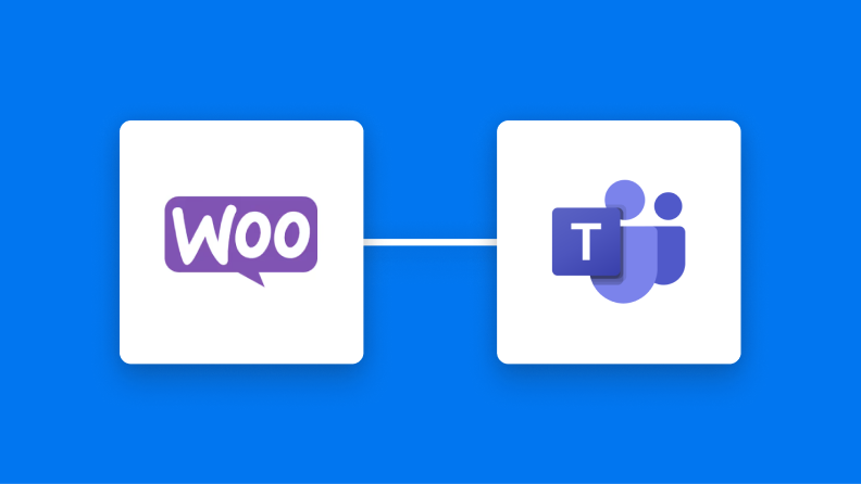 WooCommerceとMicorosoft Teamsの連携イメージ