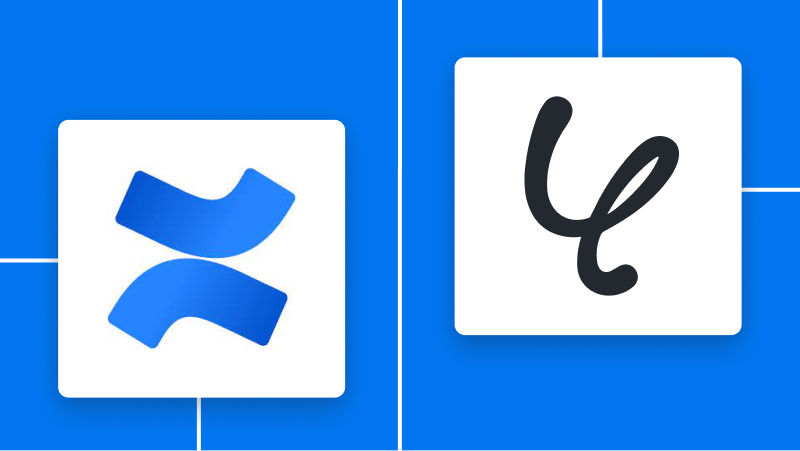 ConfluenceとYoomの連携イメージ