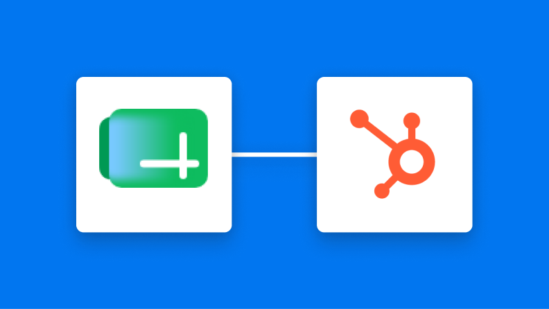 Google スプレッドシートとHubSpotの連携イメージ