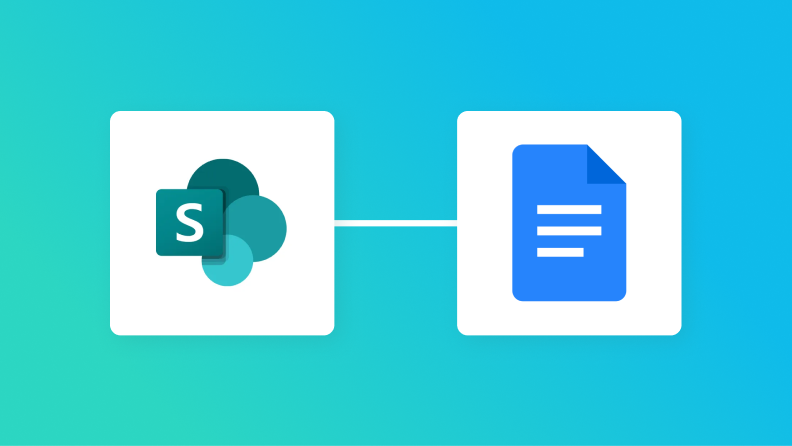 【簡単設定】Microsoft SharePointのデータをGoogle ドキュメントに自動的に連携する方法