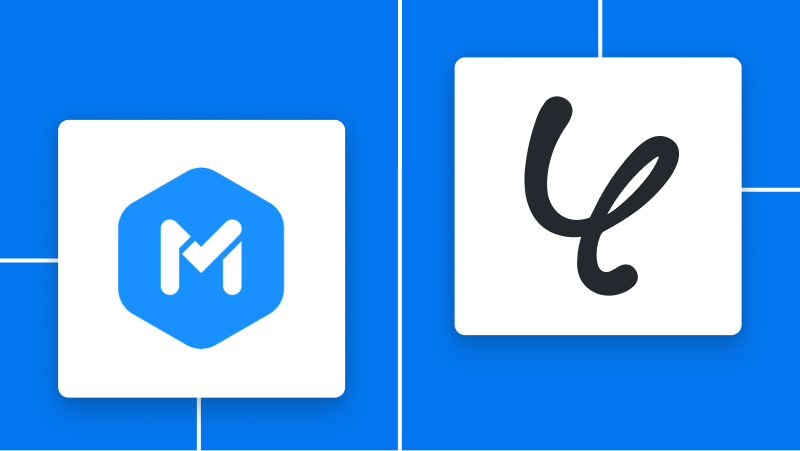 MeisterTaskとYoomの連携イメージ