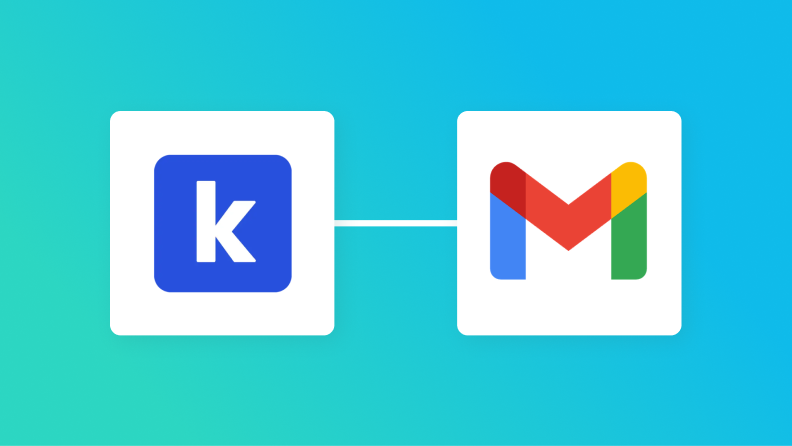kickflowとGmailの連携イメージ
