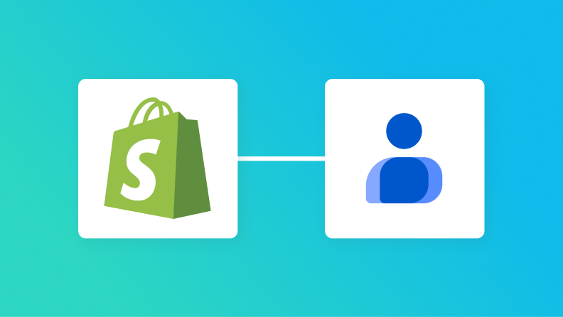 ShopifyとGoogleコンタクトの連携イメージ