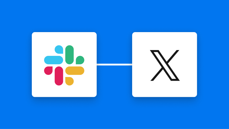 SlackとX（Twitter）の連携イメージ