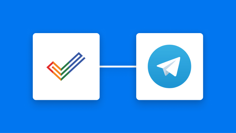 Zoho ProjectsとTelegramの連携イメージ