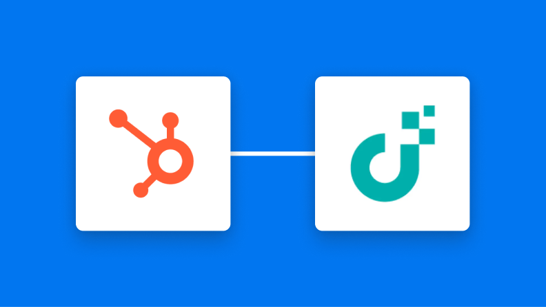 HubSpotとJUST.DBの連携イメージ