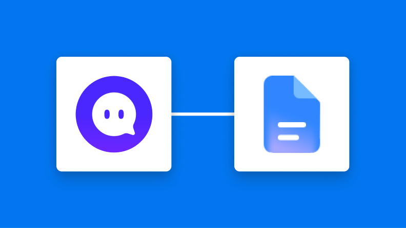 チャネルトークとGoogleドキュメントの連携イメージ