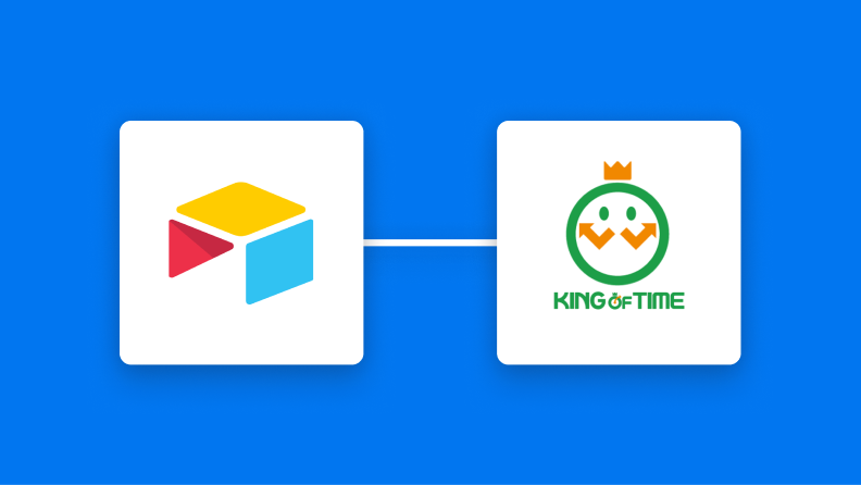 AirtableとKING OF TIMEの連携イメージ