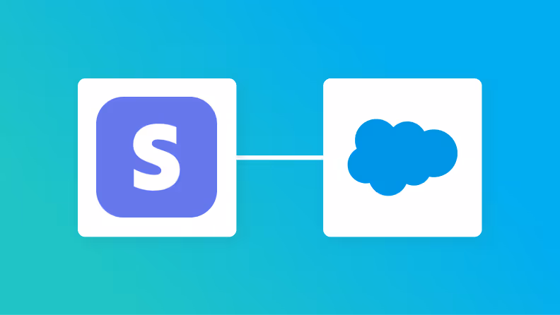 StripeとSalesforceの連携イメージ