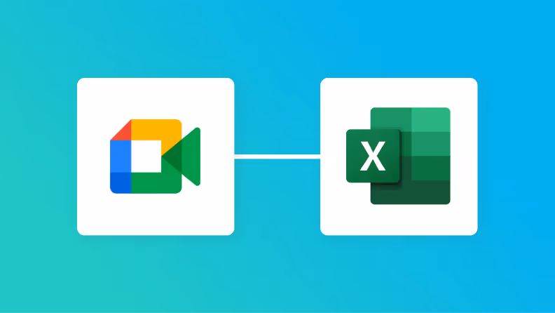 【簡単設定】Google MeetのデータをMicrosoft Excelに自動で連携する方法