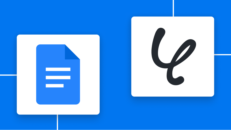 GoogleドキュメントとYoomの連携イメージ