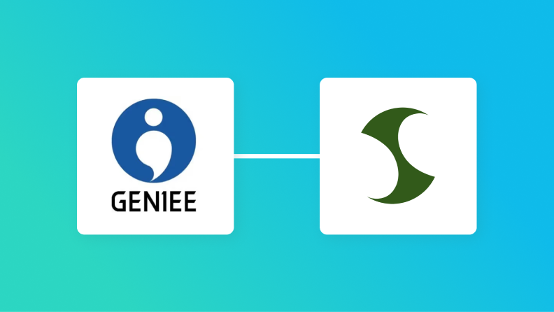 GENIEE SFA/CRMとサスケの連携イメージ