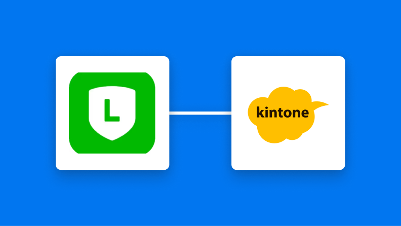 LINEとkintoneの連携イメージ