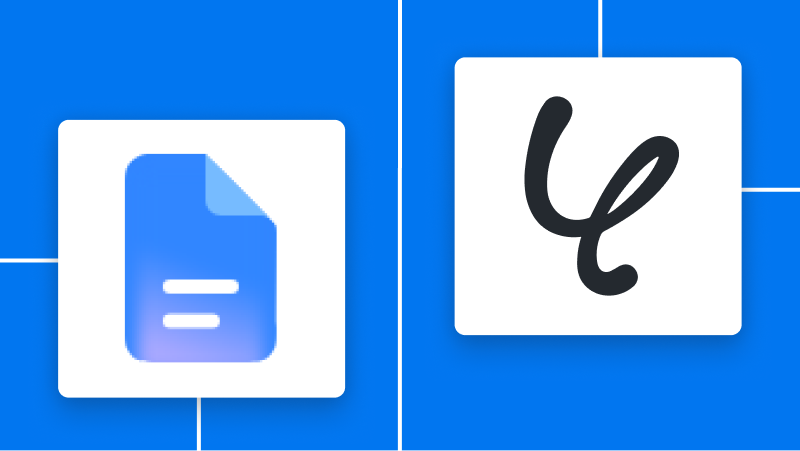 GoogleドキュメントとYoomの連携イメージ