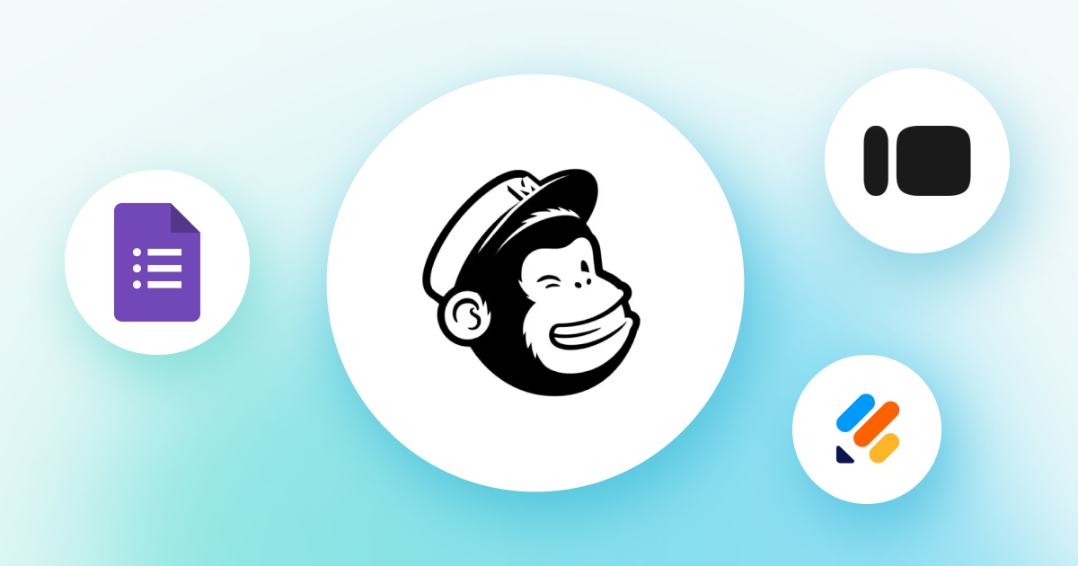 フォームとMailchimpの連携イメージ