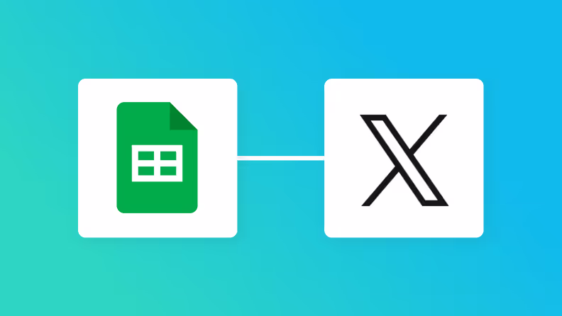 Google スプレッドシートとXの連携イメージ