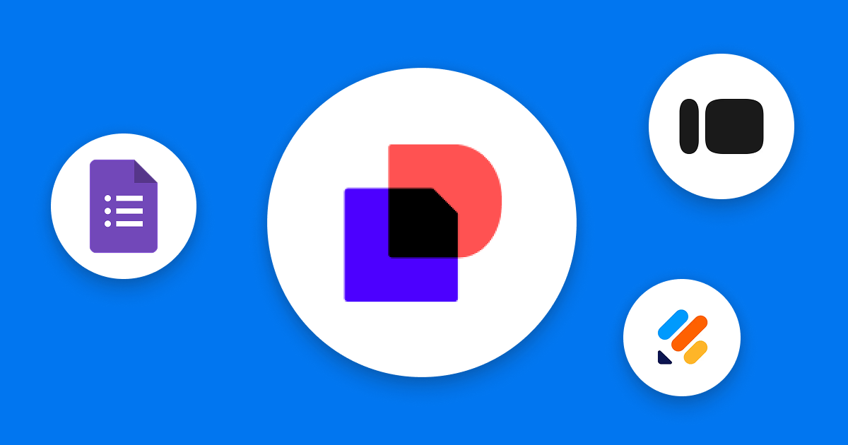 フォームとDocuSignの連携イメージ