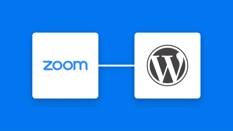 ZoomとWordPressの連携イメージ