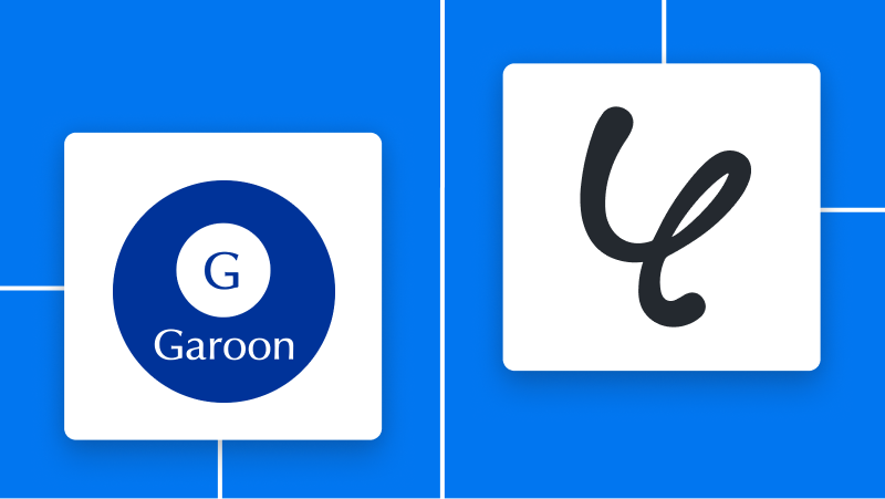 Garoon APIと各種アプリの連携イメージ