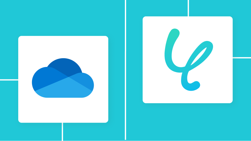 OneDriveとYoomの連携イメージ