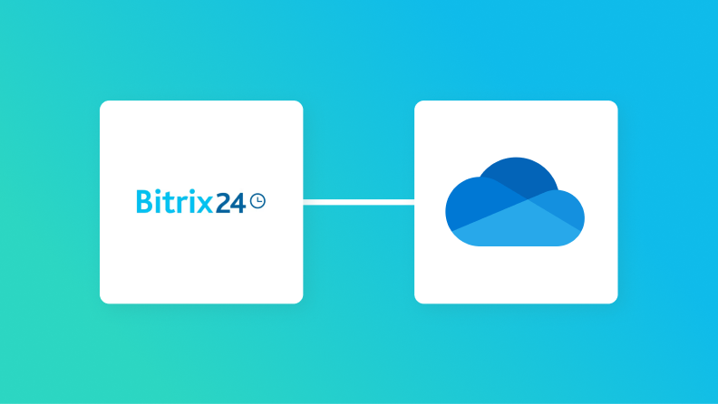 Bitrix24とOneDriveの連携イメージ
