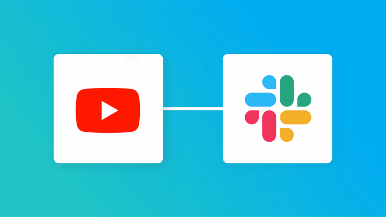 YouTubeとSlackの連携イメージ