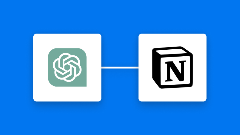 ChatGPTとNotionの連携イメージ